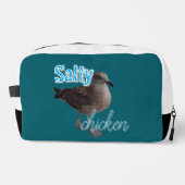 Salty Chicken Print Cut Sew Bag ドップキット (正面)