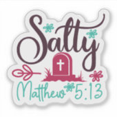 Salty & Dead：墓石でグラフィック シール (正面)