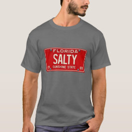 Salty Life 1969 | Retro Florida License Plate Surf Tシャツ