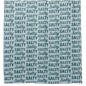 Salty Life | Blue Surf Graphic Beach House Decor シャワーカーテン (正面)