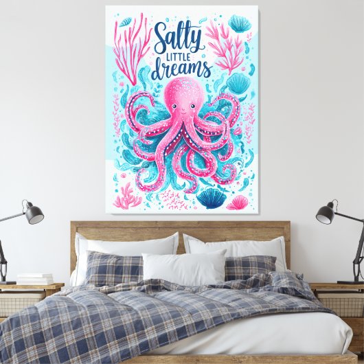 Salty Little Dreams キャンバスプリント (インサイチュ (寝室))