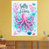Salty Little Dreams キャンバスプリント (インサイチュ (リビング))