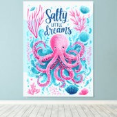 Salty Little Dreams キャンバスプリント (インサイチュ (ウッドフロア))