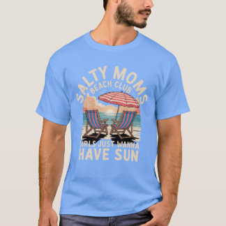 Salty Moms Beach Club Tシャツ