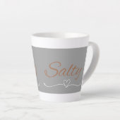 Salty Mug - 面白い毒舌ギフト カフェラテマグ (右アングル)