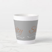Salty Mug – Funny Sass Quote Gift カフェラテマグ (正面)