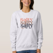 Salty Shirt、Bible Verse Shirt、マタイ5:13信仰 スウェットシャツ (正面)