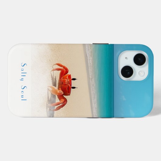 Salty Soul — iPhone 15タフケース Case-Mate iPhoneケース (裏面 (横))