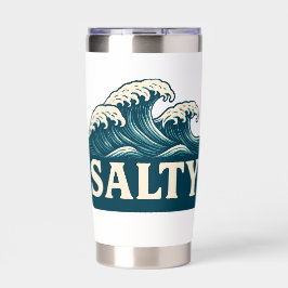 Salty Teal Blue Surf Beach Waves | Coastal Life 保温保冷タンブラー