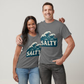 Salty Teal Blue Surf Beach Waves | Coastal Life Tシャツ (ユニセックス)