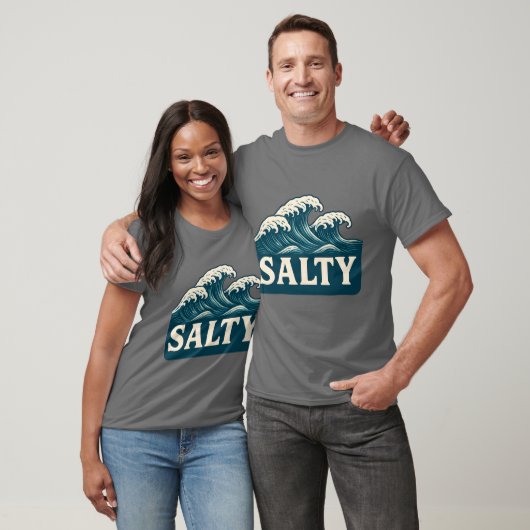 Salty Teal Blue Surf Beach Waves | Coastal Life Tシャツ (ユニセックス)
