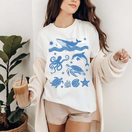 Salty Vibes Summer Shirt、Beachy Tee for Vacation Tシャツ