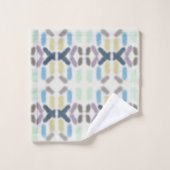 Salty Watercolor Pastel Colors On Cloud White バスタオルセット (ウォッシュタオル)