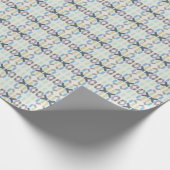 Salty Watercolor Pastel Colors On Cloud White ラッピングペーパー (角)