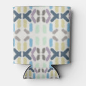 Salty Watercolor Pastel Colors On Cloud White 缶クーラー (正面)