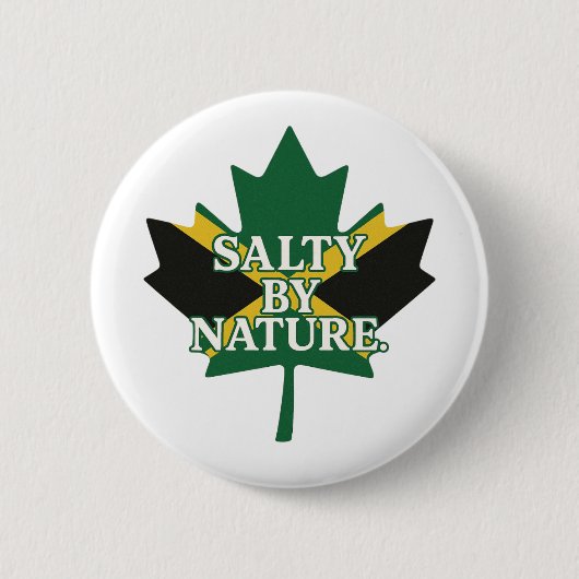 SaltyByNatureジャマイカ伝統ピン 缶バッジ (正面)