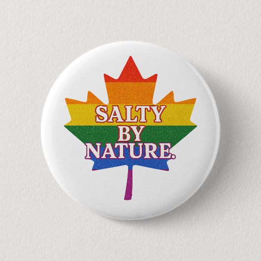 SaltyByNatureプライドピン 缶バッジ (正面)