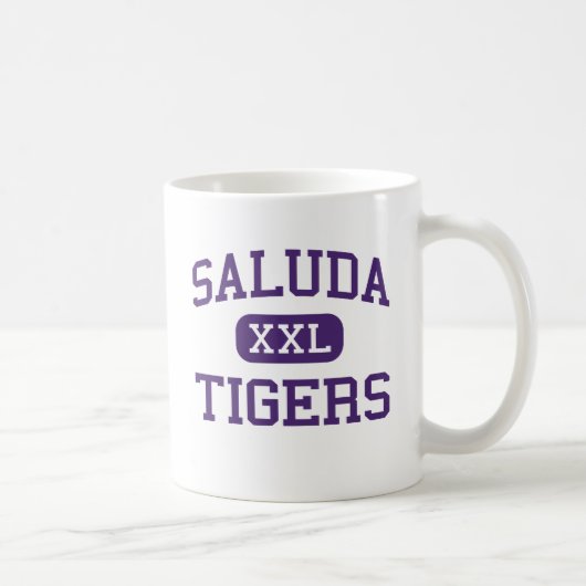 Saluda -トラ-高Saludaサウスカロライナ コーヒーマグカップ (右)