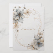 Saludo Feliz Navidad elegante y delicado シーズンカード (裏面)