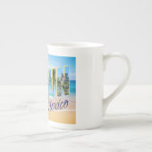 Saludos deカンクン-カンクンのマグのコップからの挨拶 ボーンチャイナマグカップ (右)