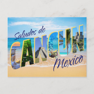 Saludos de Cancun、Cancunポストカードからの挨拶 ポストカード