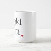 Salukiのお母さんのマグ コーヒーマグカップ (中央)