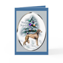 Salukiのクリスマスのギフト
