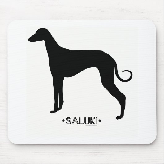 Salukiのマウスパッド マウスパッド (正面)