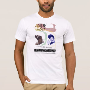 Salukiの灰色および友人 Tシャツ
