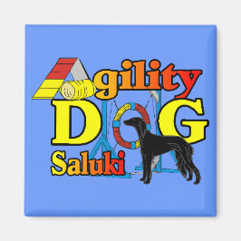Salukiアジリティ・ギフト マグネット
