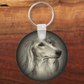 SALUKIキーチェーン キーホルダー (正面)