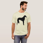 Saluki犬 Tシャツ (正面フル)