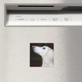 Saluki見上げる マグネット (インサイチュ (食洗機))