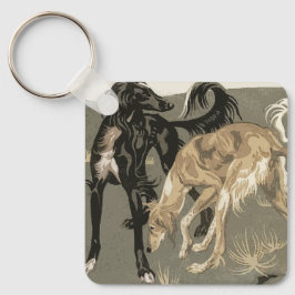 Saluki キーホルダー