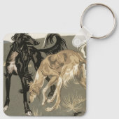 Saluki キーホルダー (裏面)