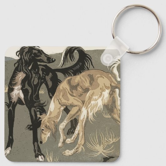 Saluki キーホルダー (裏面)