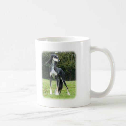 Saluki コーヒーマグカップ (右)
