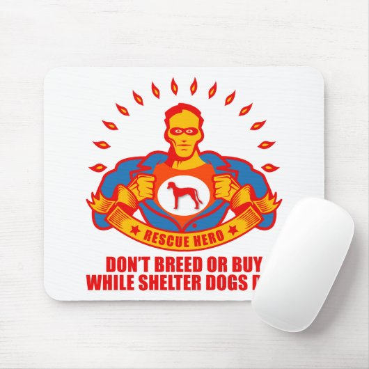 Saluki マウスパッド (マウス)