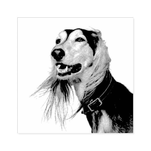 Saluki ラバースタンプ (インプリント)