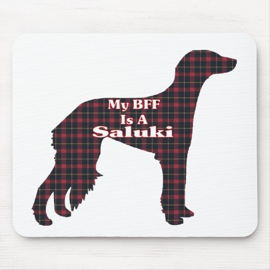 Saluki BFFギフト マウスパッド (正面)