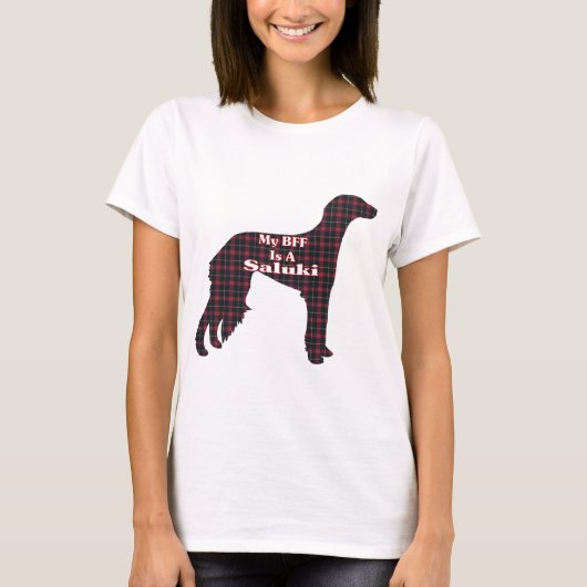 Saluki BFFギフト Tシャツ (正面)