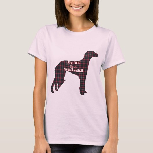 Saluki BFFギフト Tシャツ (正面)