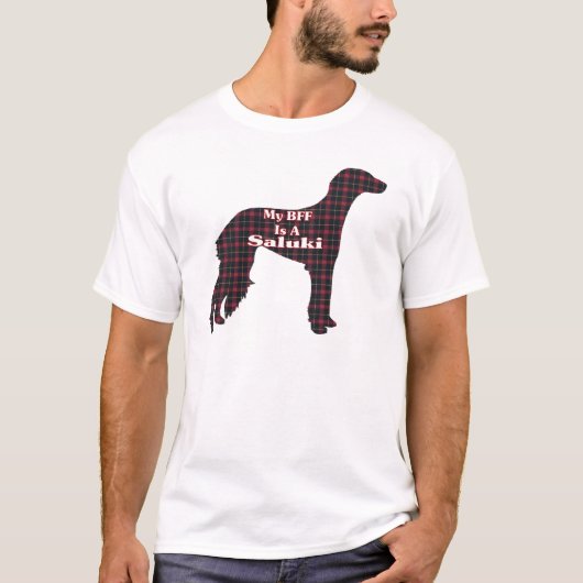 Saluki BFFギフト Tシャツ (正面)