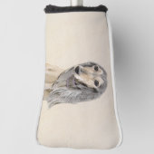 Saluki (Fawn) 絵画's – かわいいオリジナルドッグアート ゴルフヘッドカバー (回転90)