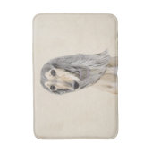 Saluki (Fawn) 絵画's – かわいいオリジナルドッグアート バスマット (正面縦)