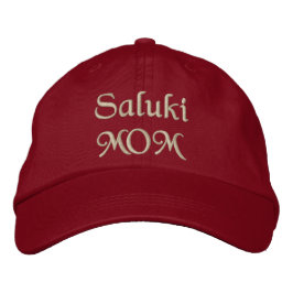 Saluki Mom Gives 刺繍入りキャップ