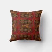 Saluki Pazyryk rouge クッション (裏面)