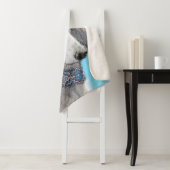 Saluki (Silver) 絵画's – かわいいオリジナルドッグアート シェルパブランケット (インサイチュ)