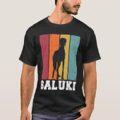 Saluki Vintage  2 Tシャツ (正面)