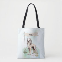 Saluki Watercolor Personalized Dog